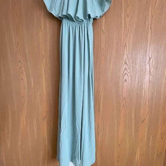 SMYM Hacienda maxi dress Dusty Mint - Picture 2 of 5